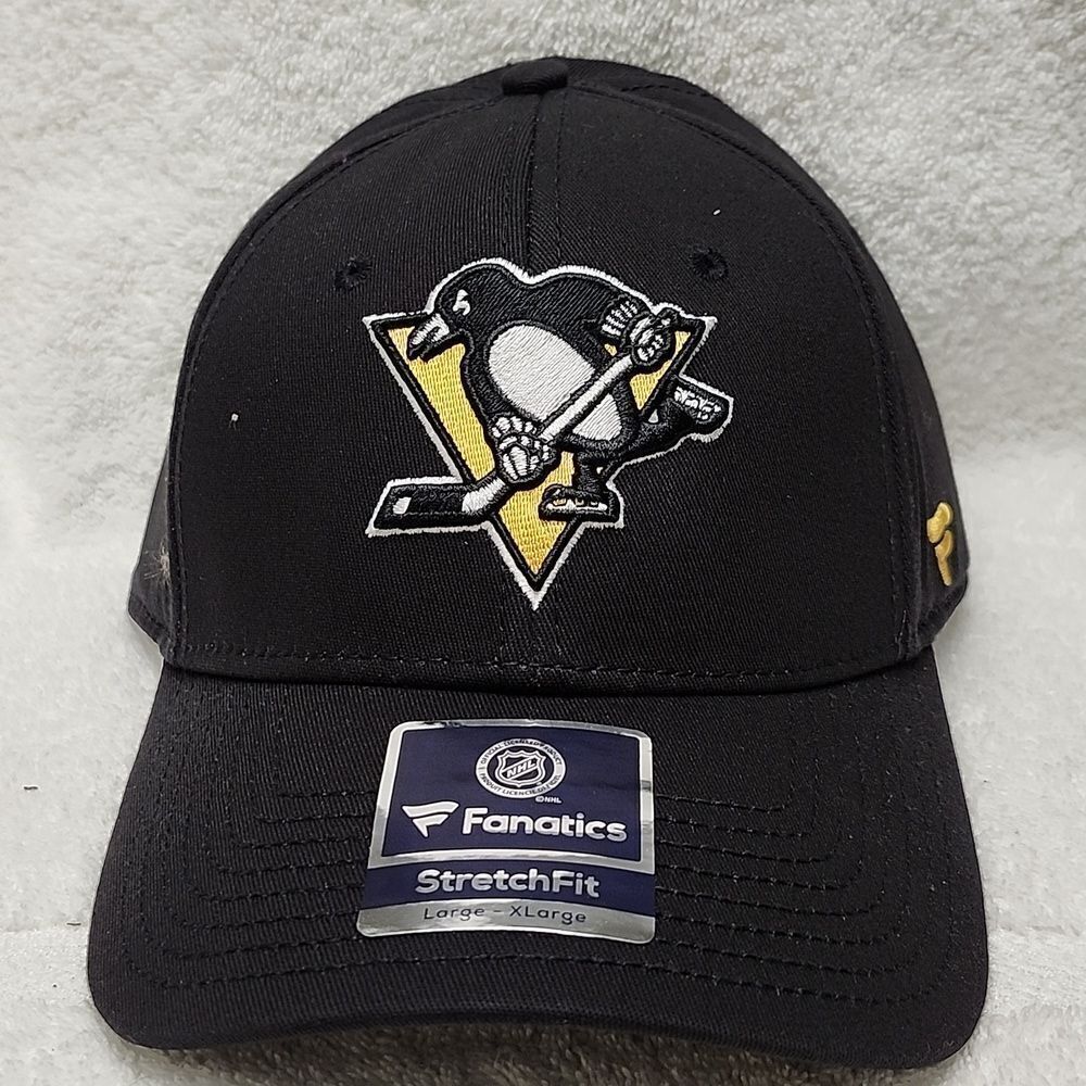 Fanatics Pittsburgh Penguins L/XL Stretchfit Hat - New